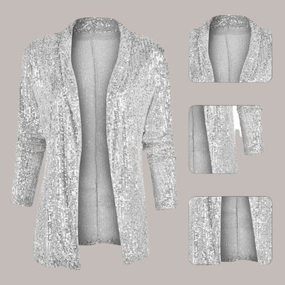 Joann - Cardigan à Sequins Élégant