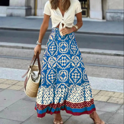 Femmes Jupe Taille Haute | Maxi