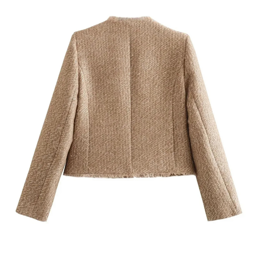 Lhéa | Veste Femme | Élégance en Tweed