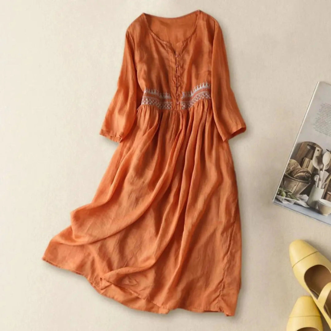 Femmes Robe D'Été Style Boho | Midi