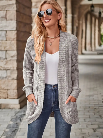 Diona - Cardigan Tricot Chaud Élégant