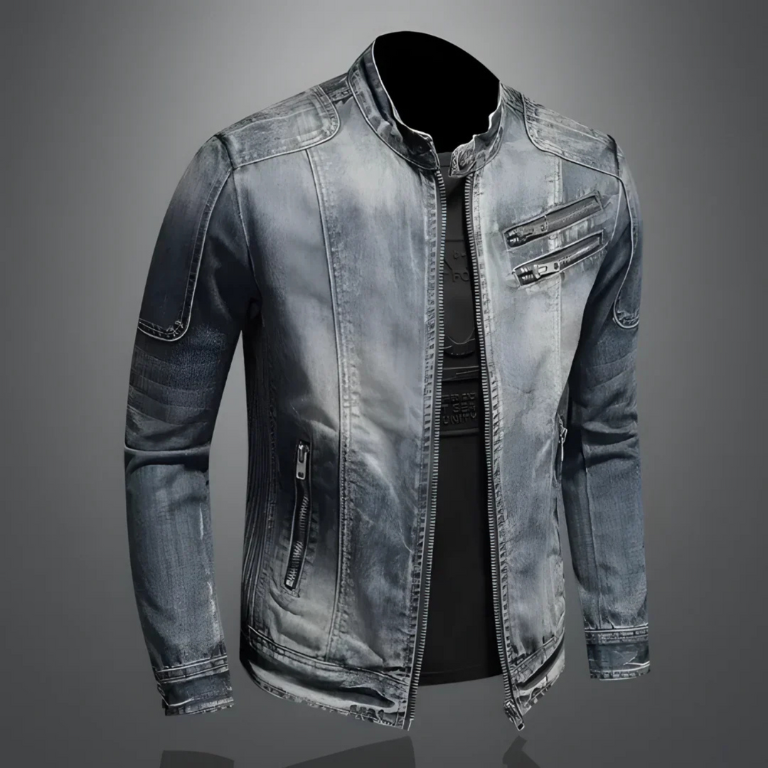 Klaus | Homme Veste Zippée | Coupe Ajustée et Design Épuré