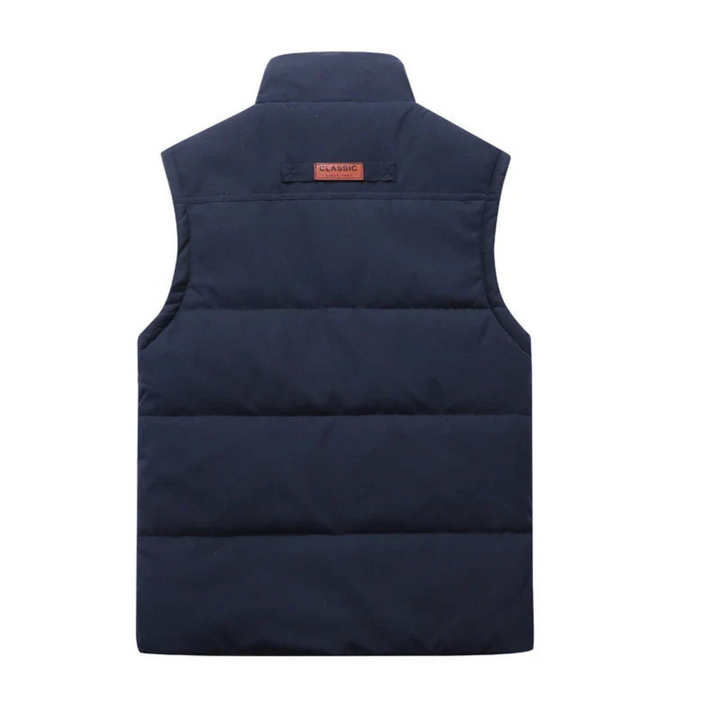 le gilet adapté aux tenues polyvalentes.