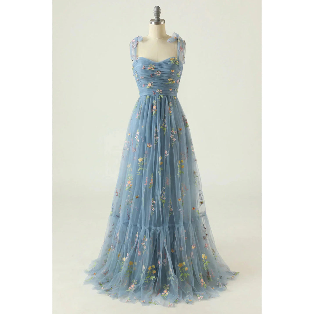 Femmes Robe de Bal | Tulle Brodé Premium