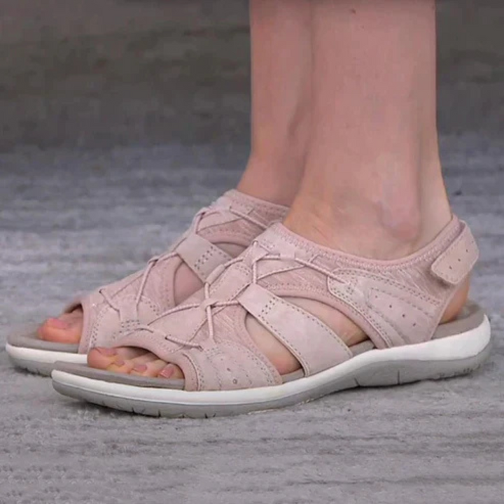 Rosette | Femme Sandales | Bout Ouvert et Semelle Flexible