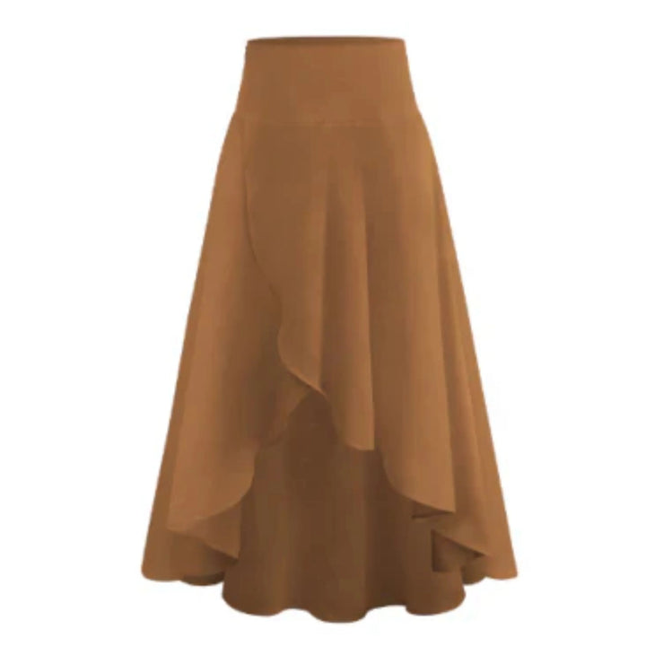 Jupe longue classique pour femme, coupe élégante et tissu fluide adapté aux tenues intemporelles.