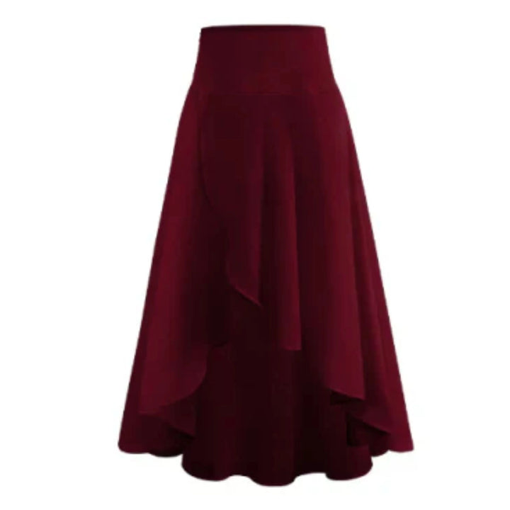 Jupe longue classique pour femme, coupe élégante et tissu fluide adapté aux tenues intemporelles.