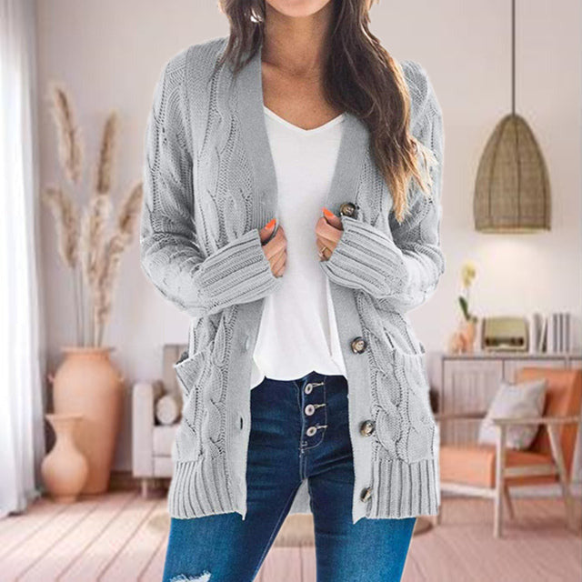 Charelle | Gilet Tricoté Casual Femme