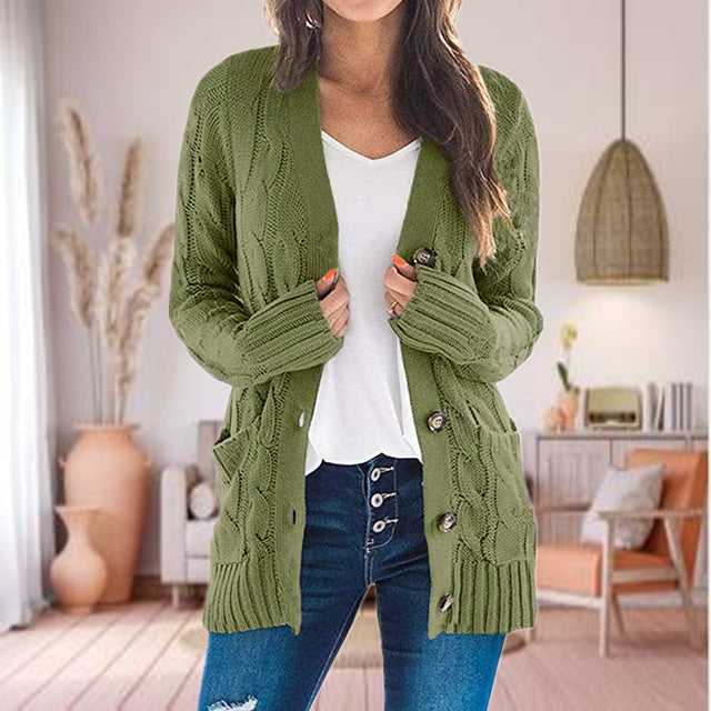 Charelle | Gilet Tricoté Casual Femme