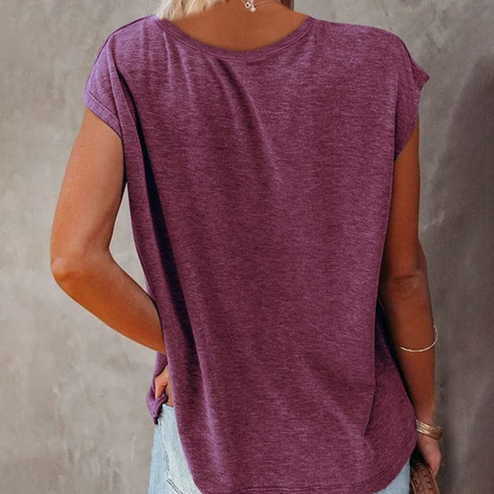 Délia | Femme T-Shirt | Coton Respirant et Coupe Fluide