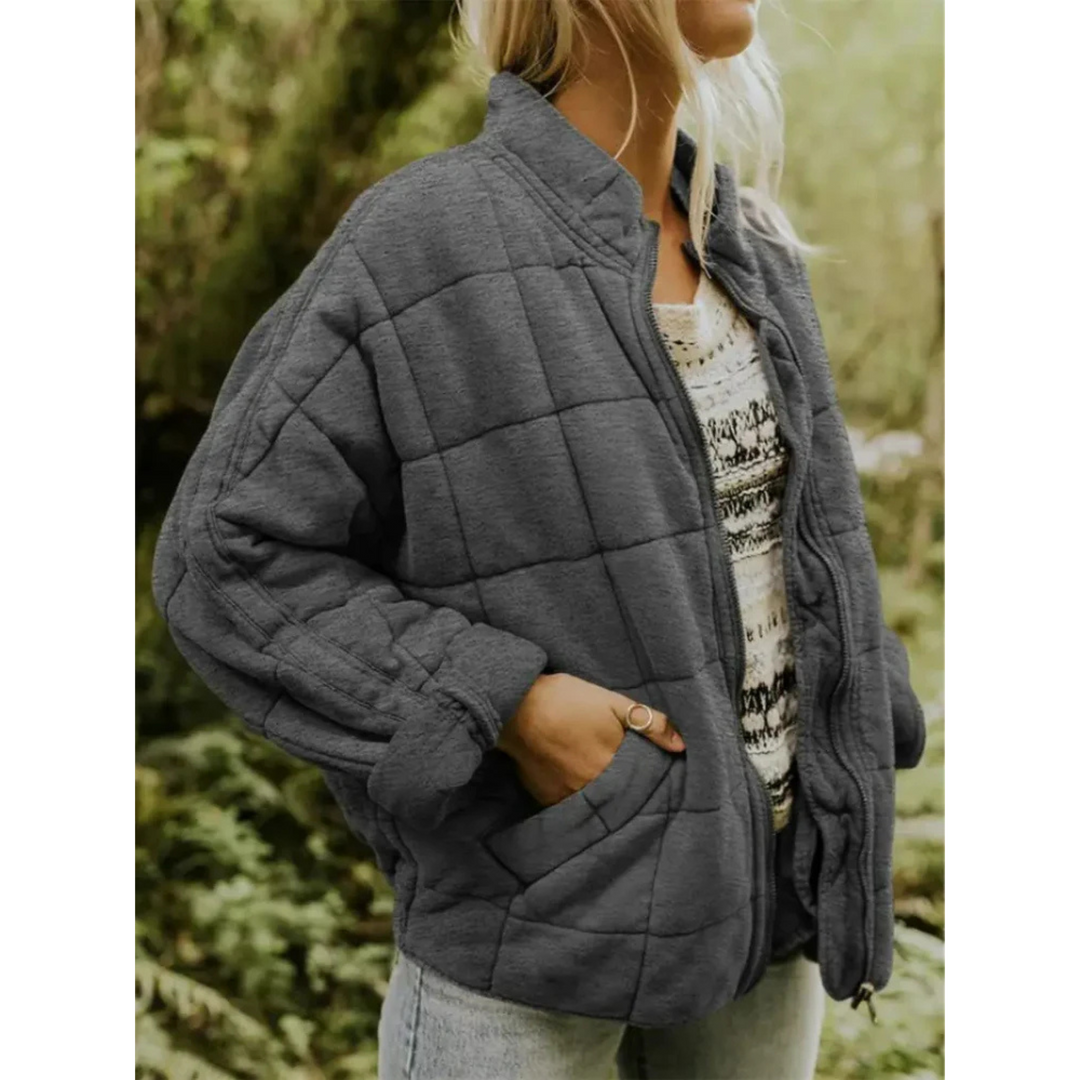 Veste matelassée Liora légère pour femme, chaleur préservée adaptée aux tenues automnales.