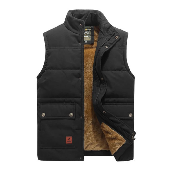 le gilet adapté aux tenues polyvalentes.