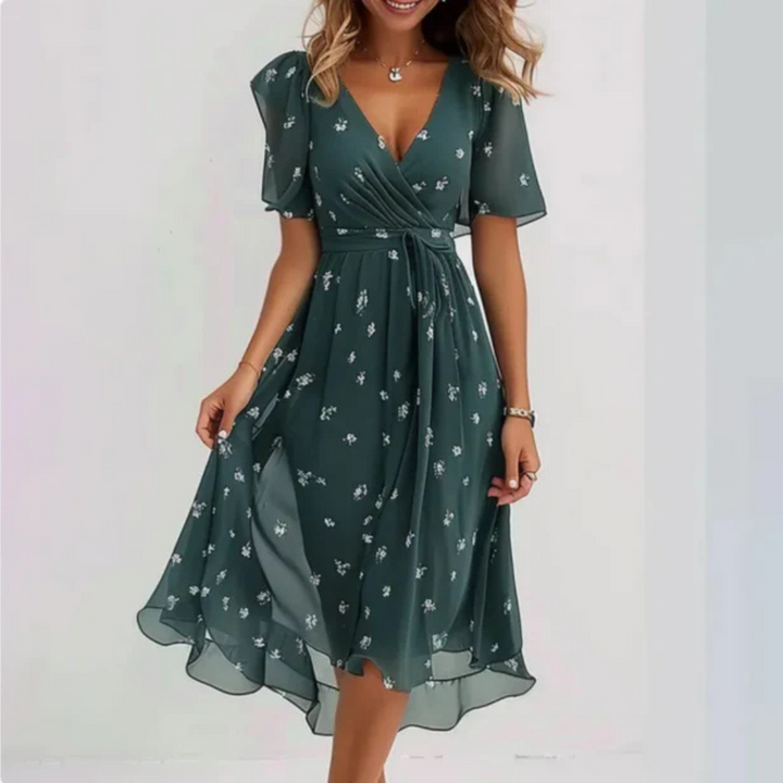 Femmes Robe | Décolleté V et Coupe Fluide
