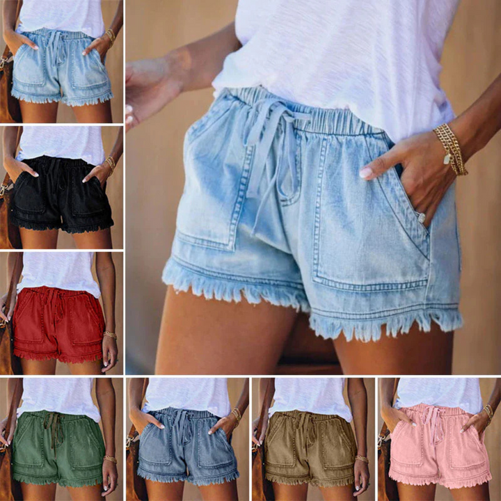 Femmes Short Décontracté | Tissu Robuste Coupe Confort