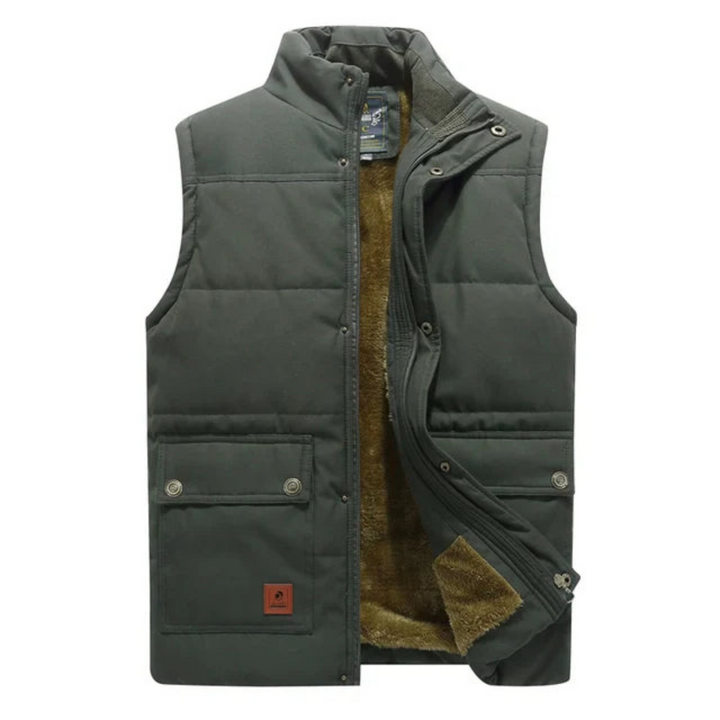 le gilet adapté aux tenues polyvalentes.