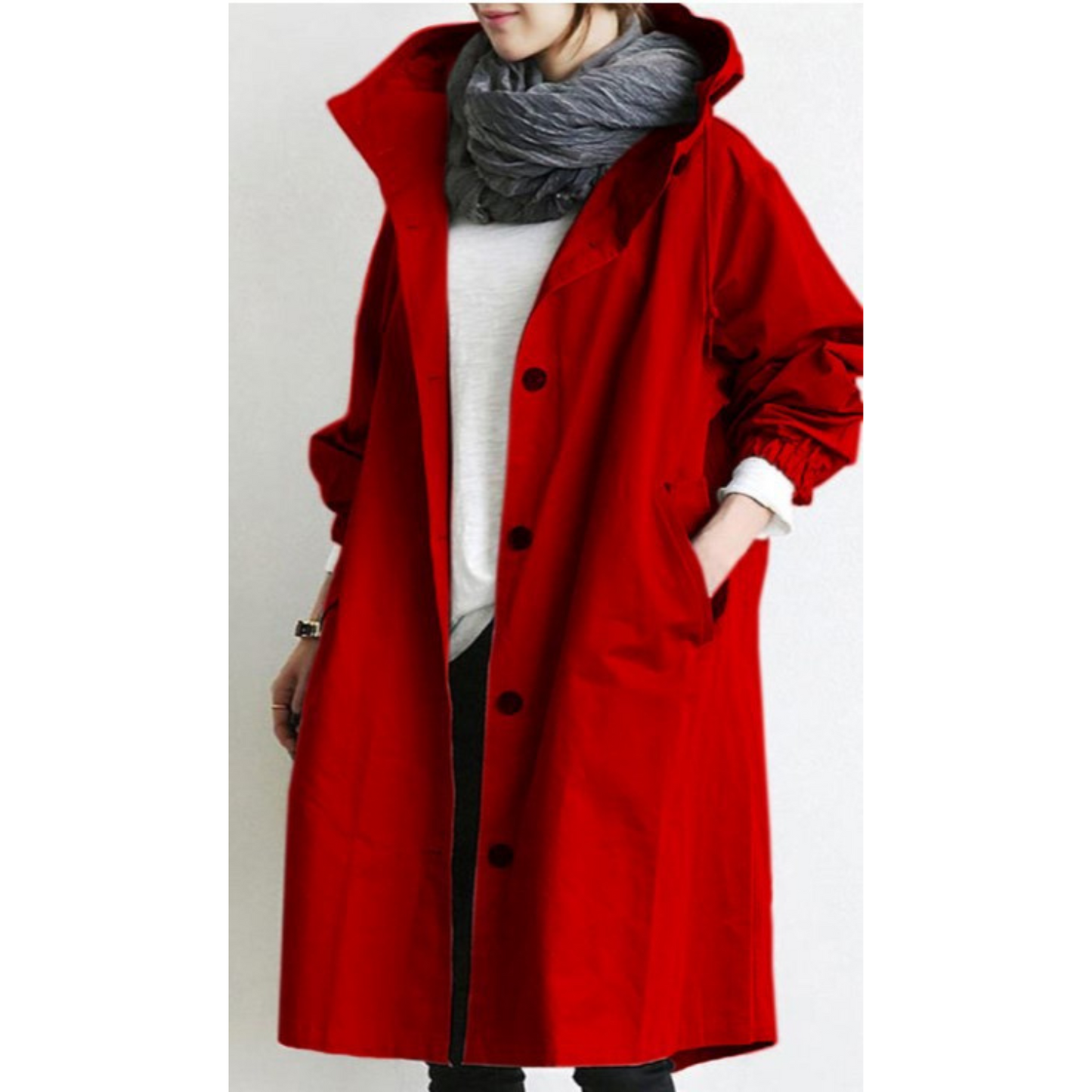 Elyna | Trench-coat femme coupe-vent et imperméable