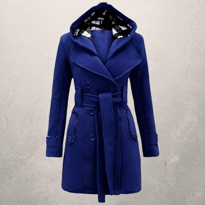 Fedrissa | Manteau Tendance Ceinture Capuche