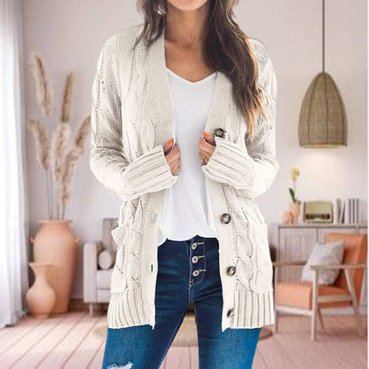 Charelle - Gilet Tricoté Casual Femme