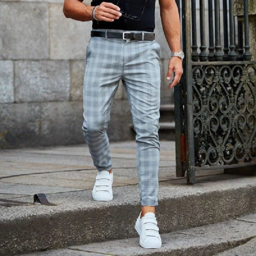 Hommes Pantalon Chino Travail | Taille Basse Coupe Courte