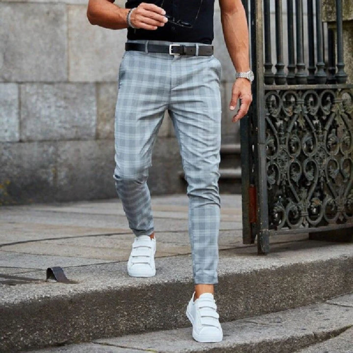 Hommes Pantalon Chino Travail | Taille Basse Coupe Courte