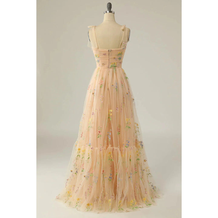 Femmes Robe de Bal | Tulle Brodé Premium