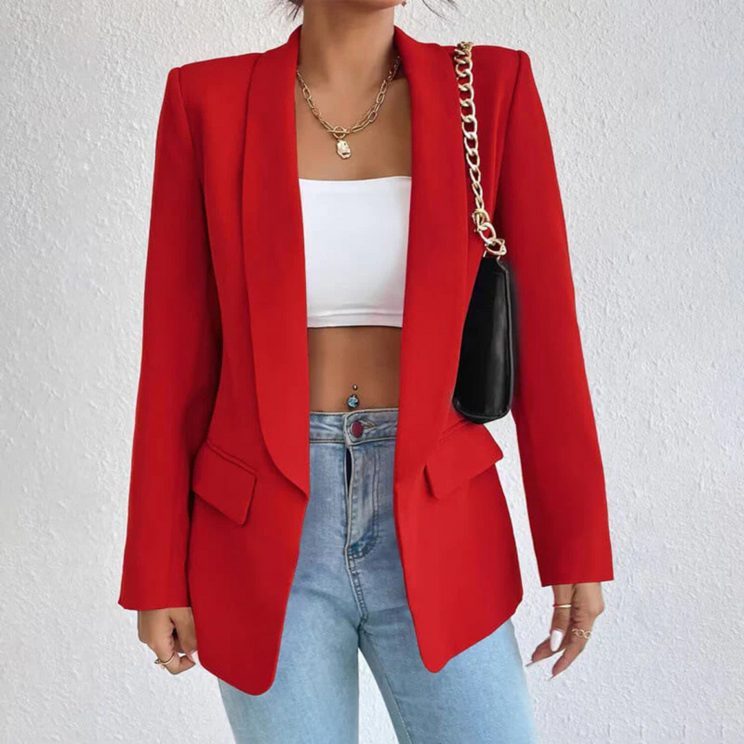 Severina | Femme Blazer Ouvert | Élégance et Liberté de Mouvement