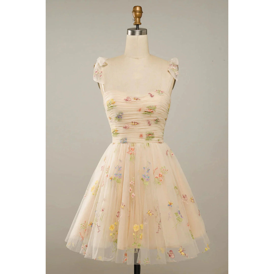 Femmes Robe de Bal | Tulle Brodé Premium