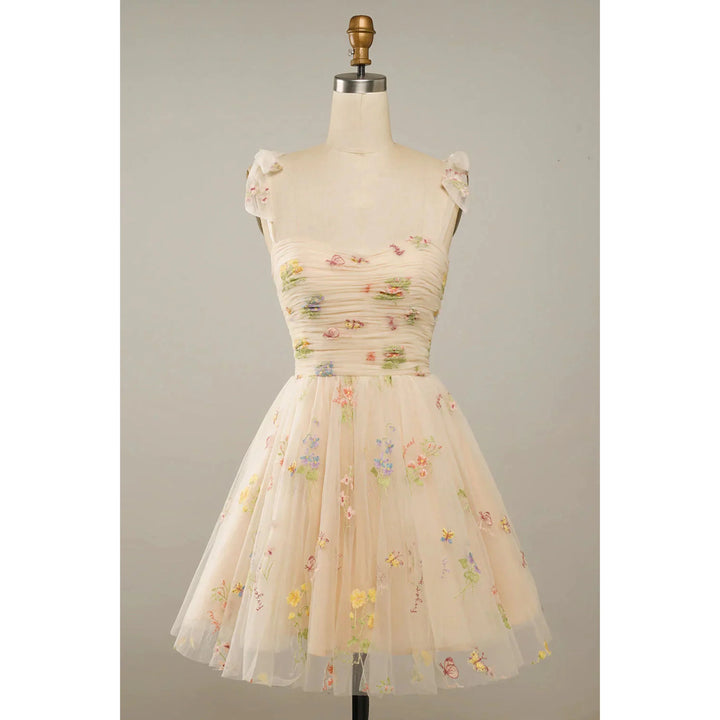Femmes Robe de Bal | Tulle Brodé Premium