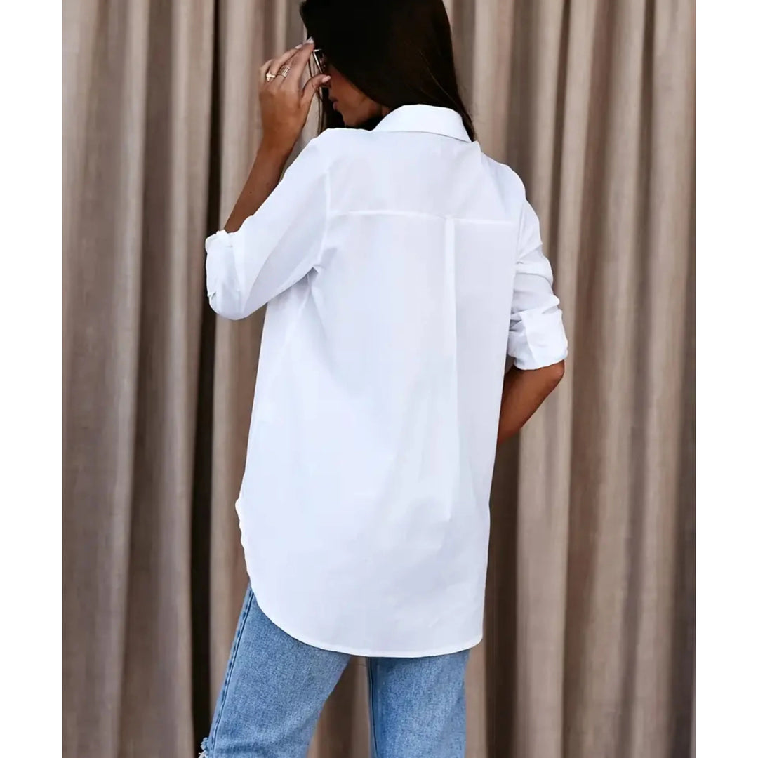 Chemise Classique pour Femme | Manches Longues, Épurée & Toute Saison adapté aux tenues polyvalentes.