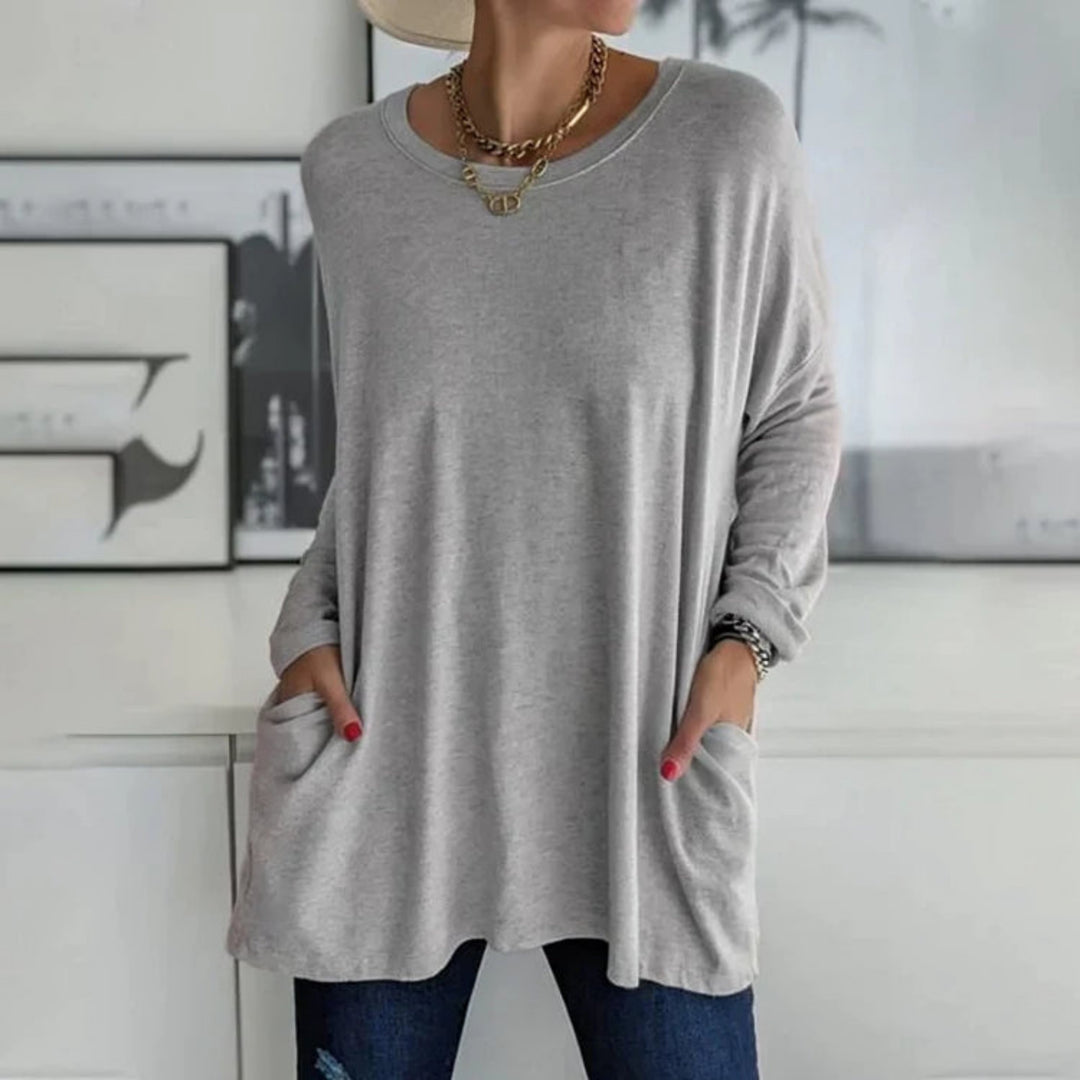 Rosamonde | Pull Oversize Pour Femme | Poches Pratiques
