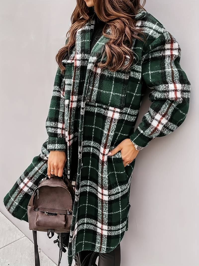 Elline | Veste À Carreaux