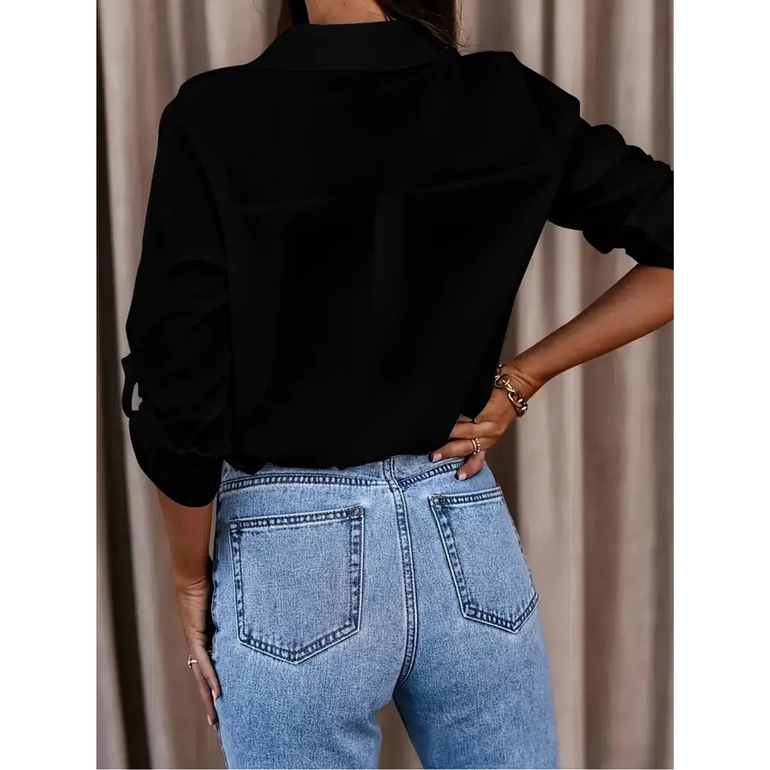 Chemise Classique pour Femme | Manches Longues, Épurée & Toute Saison adapté aux tenues polyvalentes.