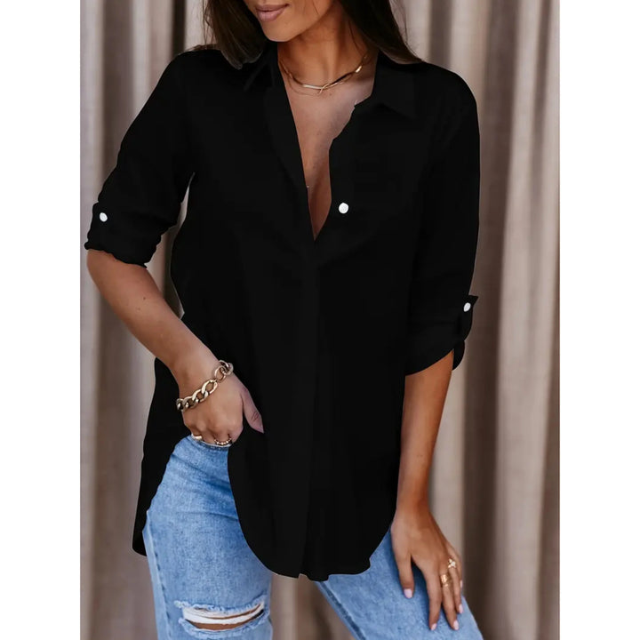 Chemise Classique pour Femme | Manches Longues, Épurée & Toute Saison adapté aux tenues polyvalentes.
