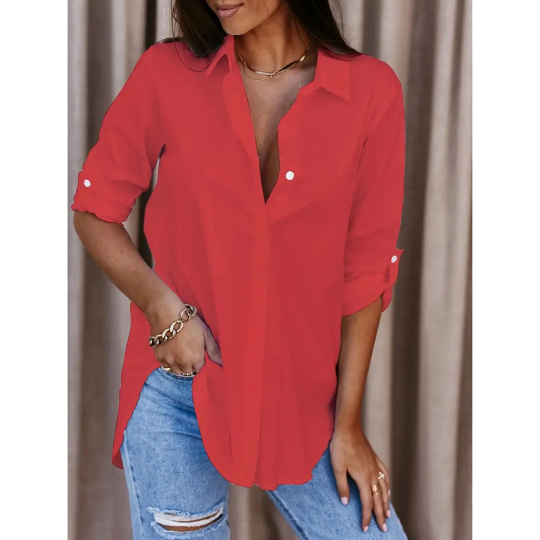 Chemise Classique pour Femme | Manches Longues, Épurée & Toute Saison adapté aux tenues polyvalentes.