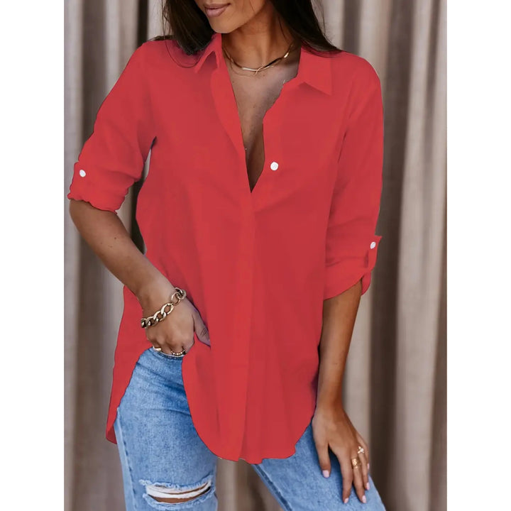 Chemise Classique pour Femme | Manches Longues, Épurée & Toute Saison adapté aux tenues polyvalentes.