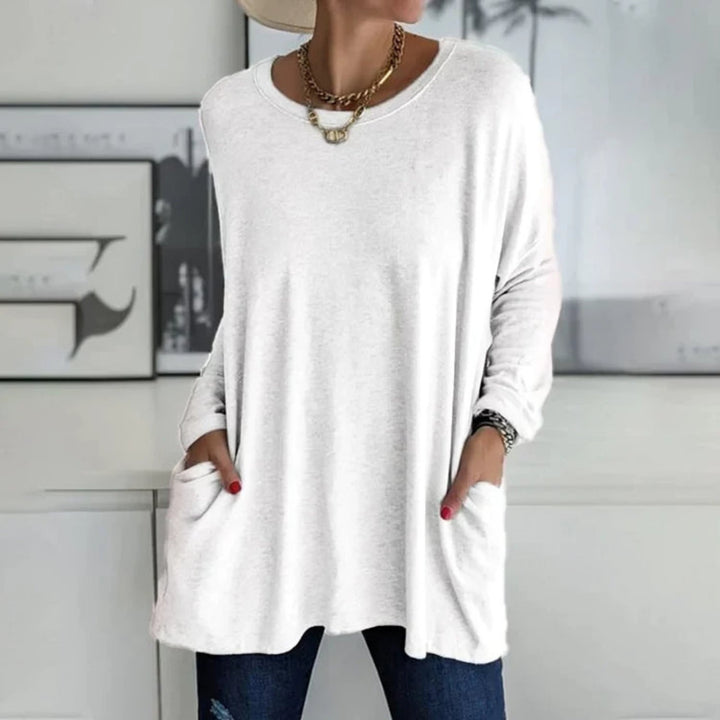 Rosamonde | Pull Oversize Pour Femme | Poches Pratiques