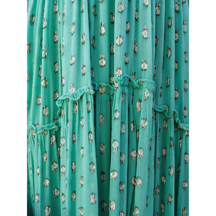Femmes Robe Maxi Ibiza | V-Neck et Motif Estival