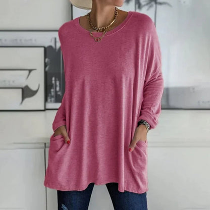 Rosamonde | Pull Oversize Pour Femme | Poches Pratiques