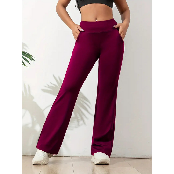 Sylvaine | Femme Pantalon Yoga | Tissu Léger & Extensible