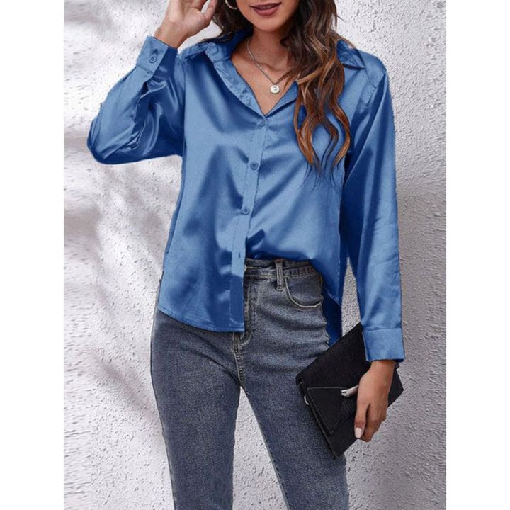 Femmes Chemise Manches Longues | Tissu Soie