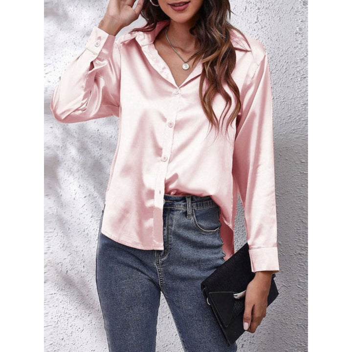 Femmes Chemise Manches Longues | Tissu Soie