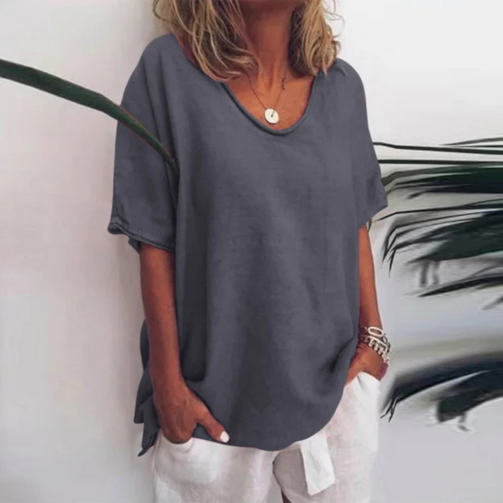 Femmes Blouse Ample Confortable | Manches Longues