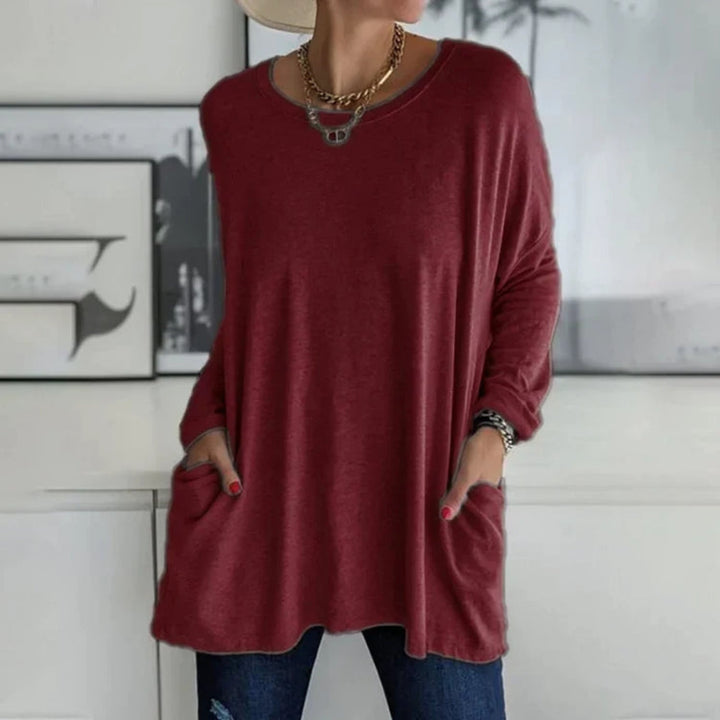 Rosamonde | Pull Oversize Pour Femme | Poches Pratiques