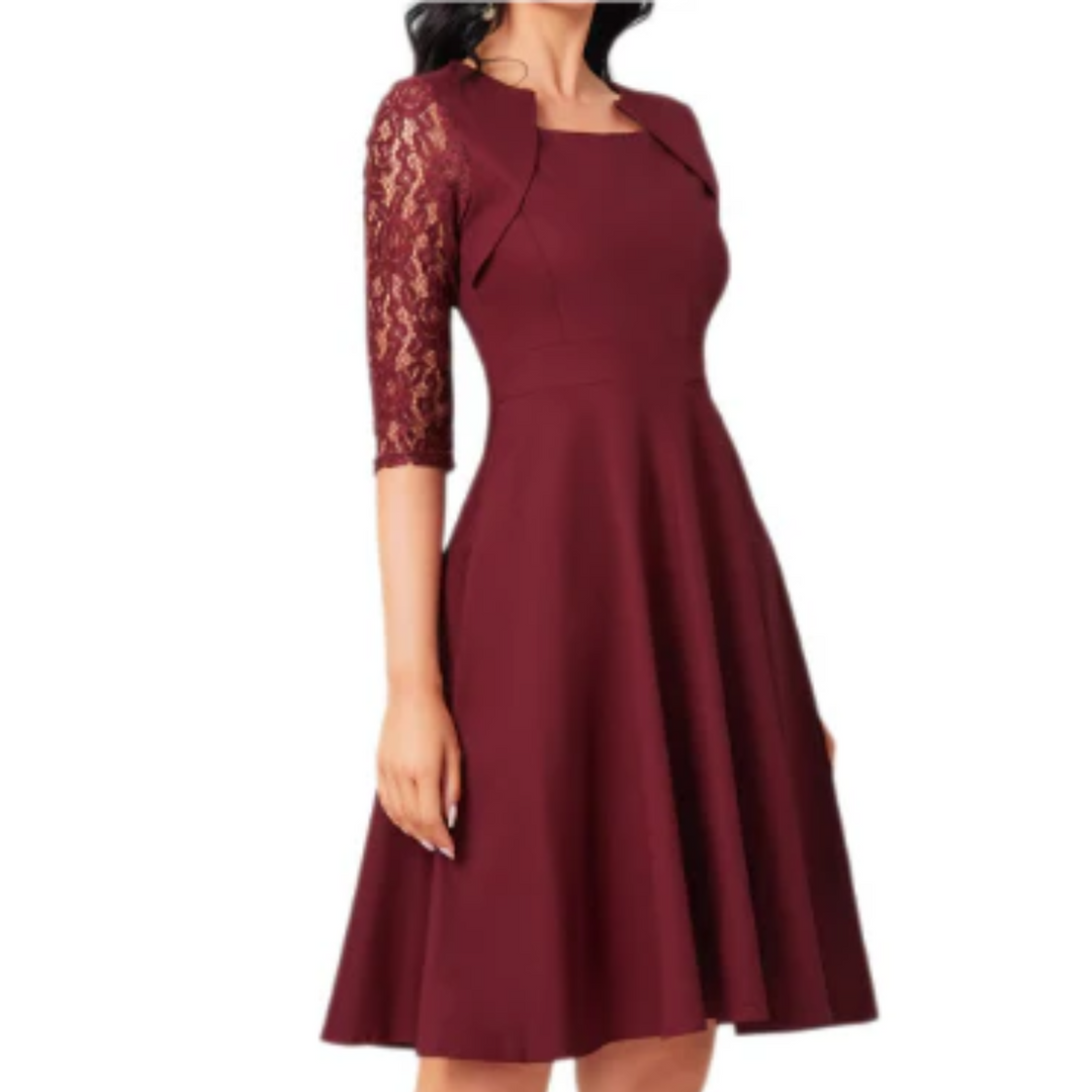 Lysandra | Femme Robe | Coupe Intemporelle et Polyvalente