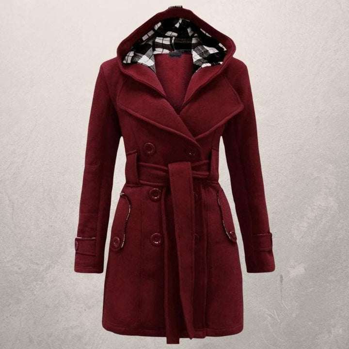 Fedrissa | Manteau Tendance Ceinture Capuche