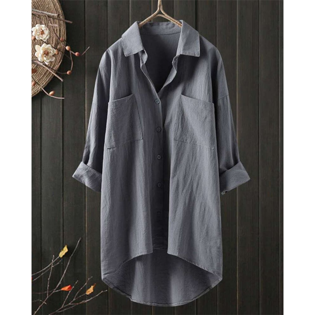 Femmes Blouse Fluide | Coupe Aérienne Manches Longues