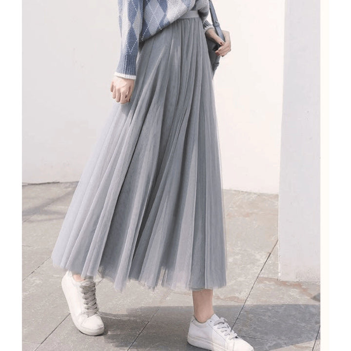 Femmes Jupe Taille Haute | Coupe Midi