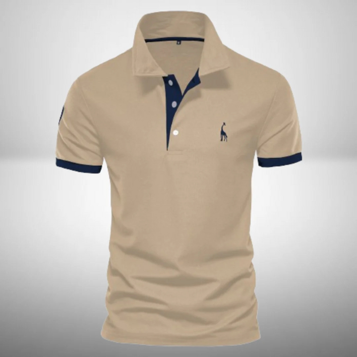 Polo classique pour homme, coupe intemporelle et tissu confortable adapté aux tenues polyvalentes.