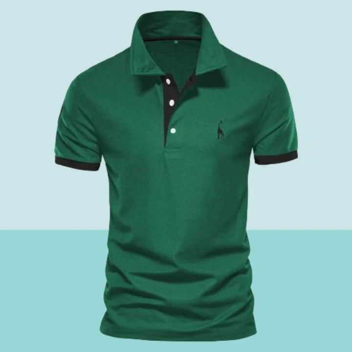 Polo classique pour homme, coupe intemporelle et tissu confortable adapté aux tenues polyvalentes.