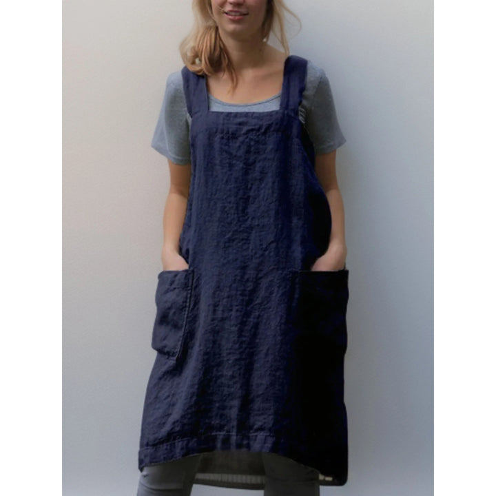 Femmes Robe Tablier | Poches Pratiques
